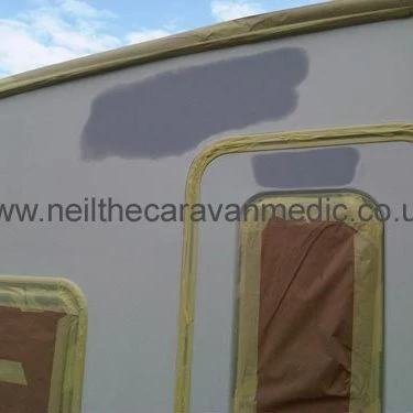 Aluminium Panel Caravan Repair