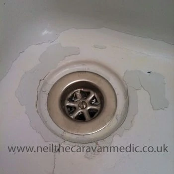 Caravan Plastic Shower Tray Repair