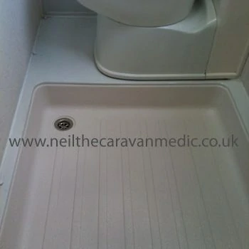 Caravan Plastic Shower Tray Repair