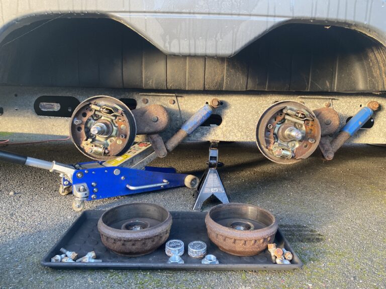 Caravan Twin Axle Brake Service